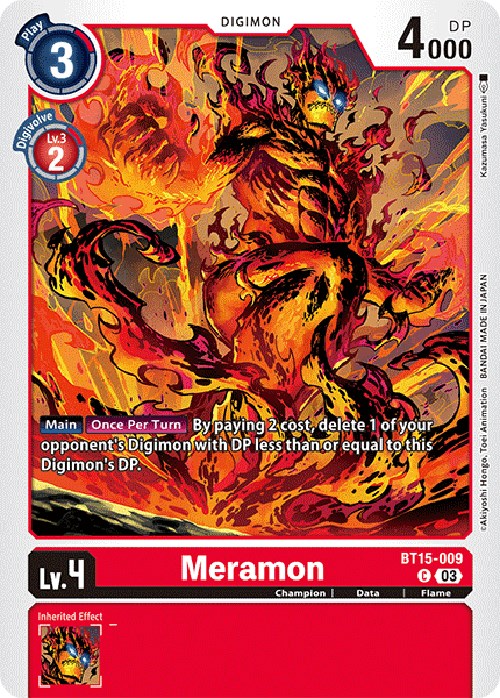 Meramon [BT15-009] [Exceed Apocalypse] | Card Merchant Takapuna