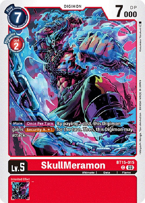 SkullMeramon [BT15-015] [Exceed Apocalypse] | Card Merchant Takapuna