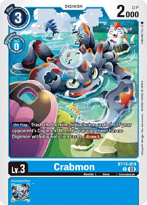 Crabmon [BT15-019] [Exceed Apocalypse] | Card Merchant Takapuna