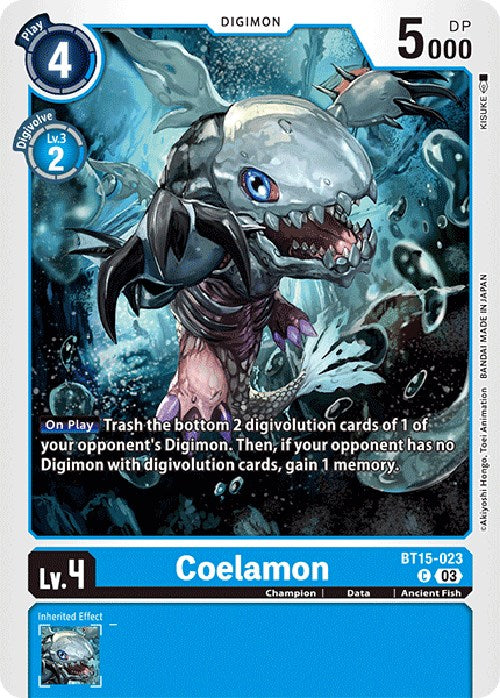 Coelamon [BT15-023] [Exceed Apocalypse] | Card Merchant Takapuna