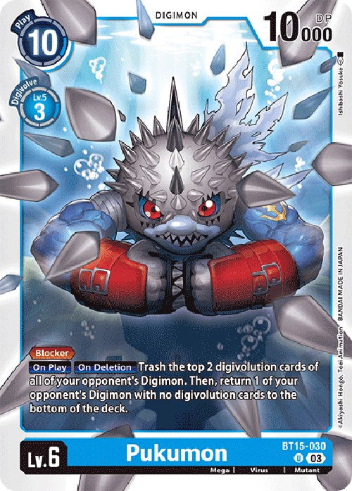 Pukumon [BT15-030] [Exceed Apocalypse] | Card Merchant Takapuna