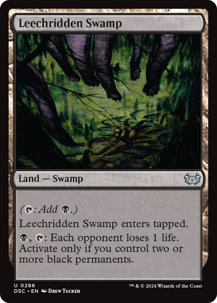 Leechridden Swamp [Duskmourn: House of Horror Commander] | Card Merchant Takapuna