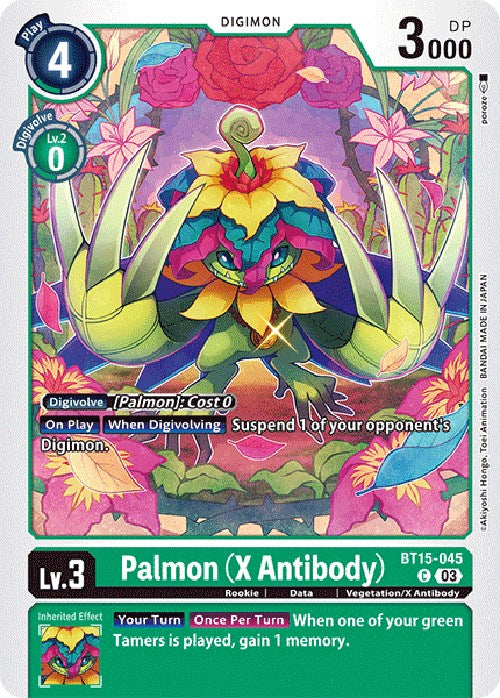 Palmon (X Antibody) [BT15-045] [Exceed Apocalypse] | Card Merchant Takapuna