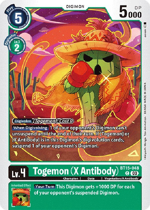 Togemon [BT15-048] (X Antibody) [Exceed Apocalypse] | Card Merchant Takapuna