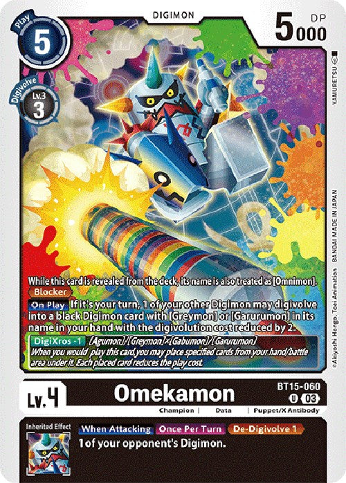 Omekamon [BT15-060] [Exceed Apocalypse] | Card Merchant Takapuna