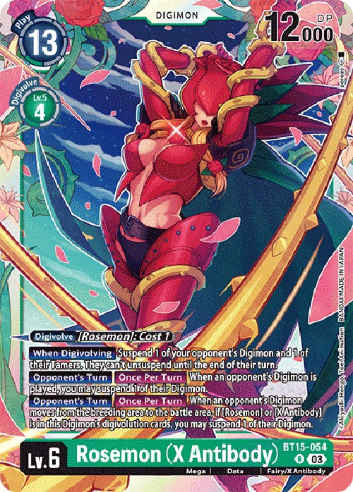 Rosemon [BT15-054] (X Antibody) [Exceed Apocalypse] | Card Merchant Takapuna