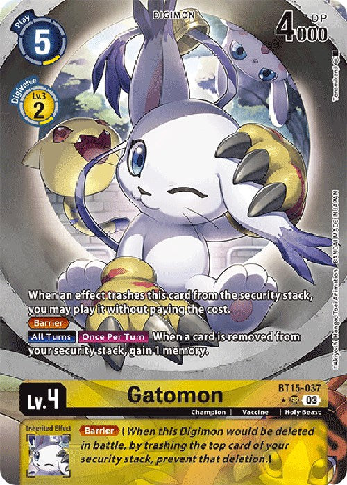 Gatomon [BT15-037] (Alternate Art) [Exceed Apocalypse] | Card Merchant Takapuna