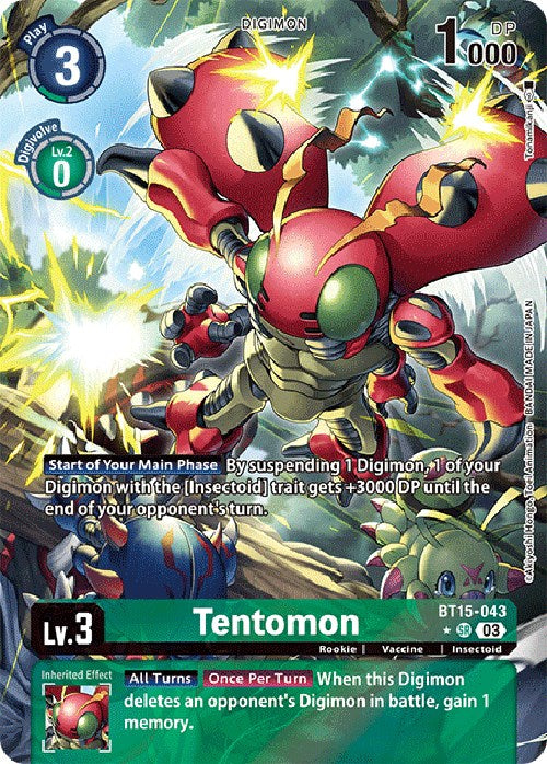 Tentomon [BT15-043] (Alternate Art) [Exceed Apocalypse] | Card Merchant Takapuna