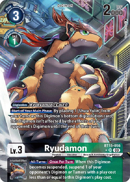 Ryudamon [BT15-056] (Alternate Art) [Exceed Apocalypse] | Card Merchant Takapuna