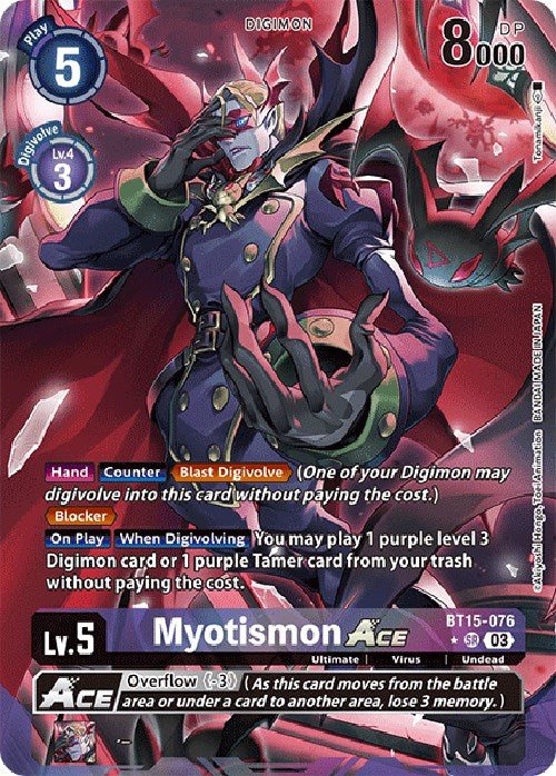 Myotismon Ace [BT15-076] (Alternate Art) [Exceed Apocalypse] | Card Merchant Takapuna