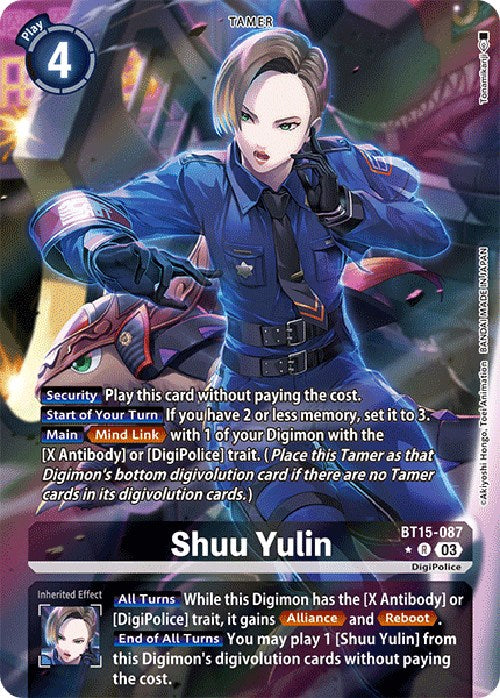 Shuu Yulin [BT15-087] (Alternate Art) [Exceed Apocalypse] | Card Merchant Takapuna