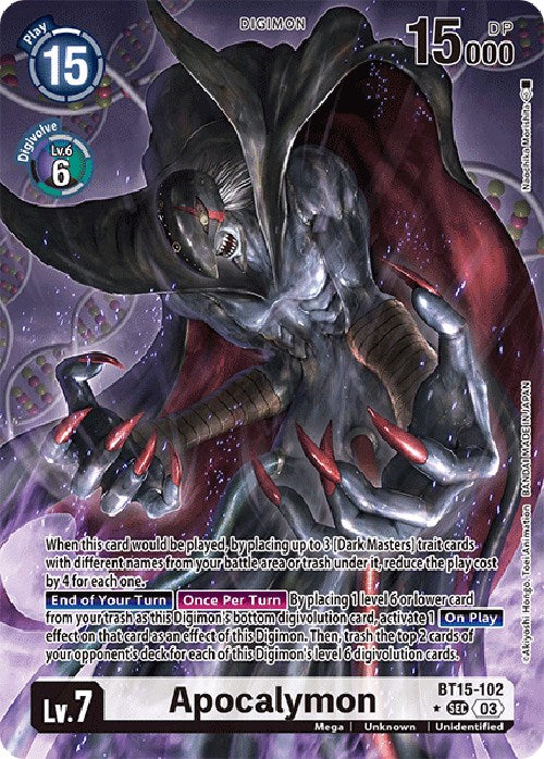 Apocalymon [BT15-102] (Alternate Art) [Exceed Apocalypse] | Card Merchant Takapuna