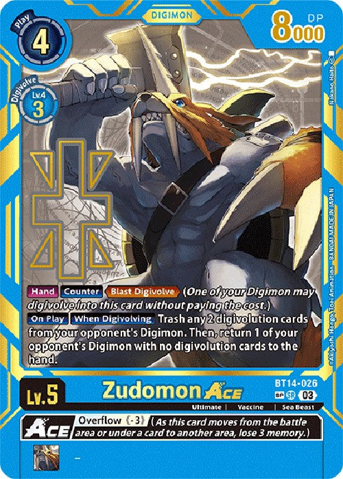 Zudomon Ace [BT14-026] [Exceed Apocalypse] | Card Merchant Takapuna