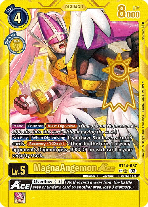 MagnaAngemon Ace [BT14-037] [Exceed Apocalypse] | Card Merchant Takapuna