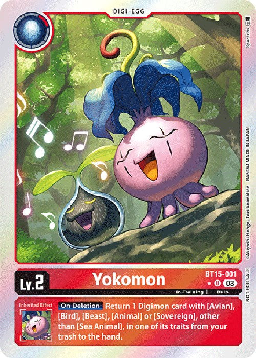 Yokomon [BT15-001] (Exceed Apocalypse Box Promotion Pack) [Exceed Apocalypse Promos] | Card Merchant Takapuna