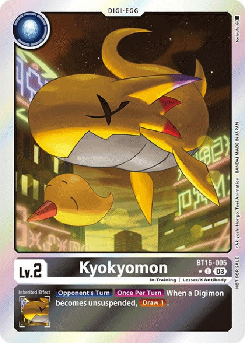 Kyokyomon [BT15-005] (Exceed Apocalypse Box Promotion Pack) [Exceed Apocalypse Promos] | Card Merchant Takapuna