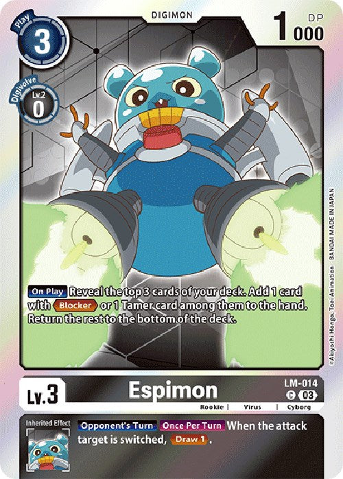 Espimon [LM-014] (English Exclusive) [Exceed Apocalypse] | Card Merchant Takapuna