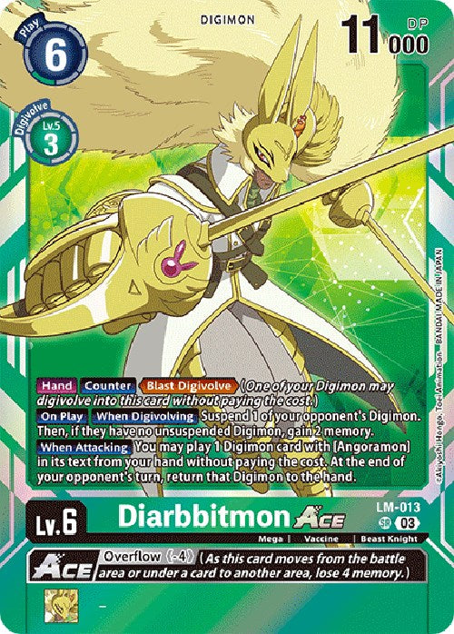 Diarbbitmon Ace [LM-013] (English Exclusive) [Exceed Apocalypse] | Card Merchant Takapuna