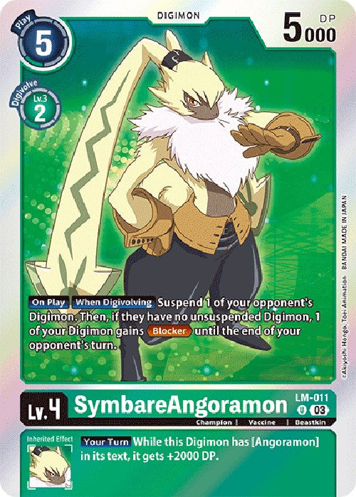 SymbareAngoramon [LM-011] (English Exclusive) [Exceed Apocalypse] | Card Merchant Takapuna