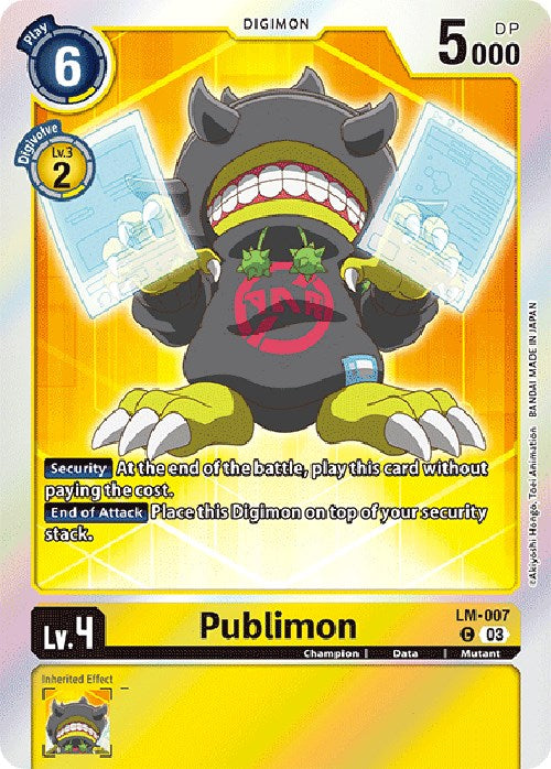 Publimon [LM-007] (English Exclusive) [Exceed Apocalypse] | Card Merchant Takapuna