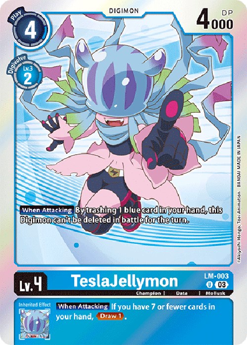 TeslaJellymon [LM-003] (English Exclusive) [Exceed Apocalypse] | Card Merchant Takapuna