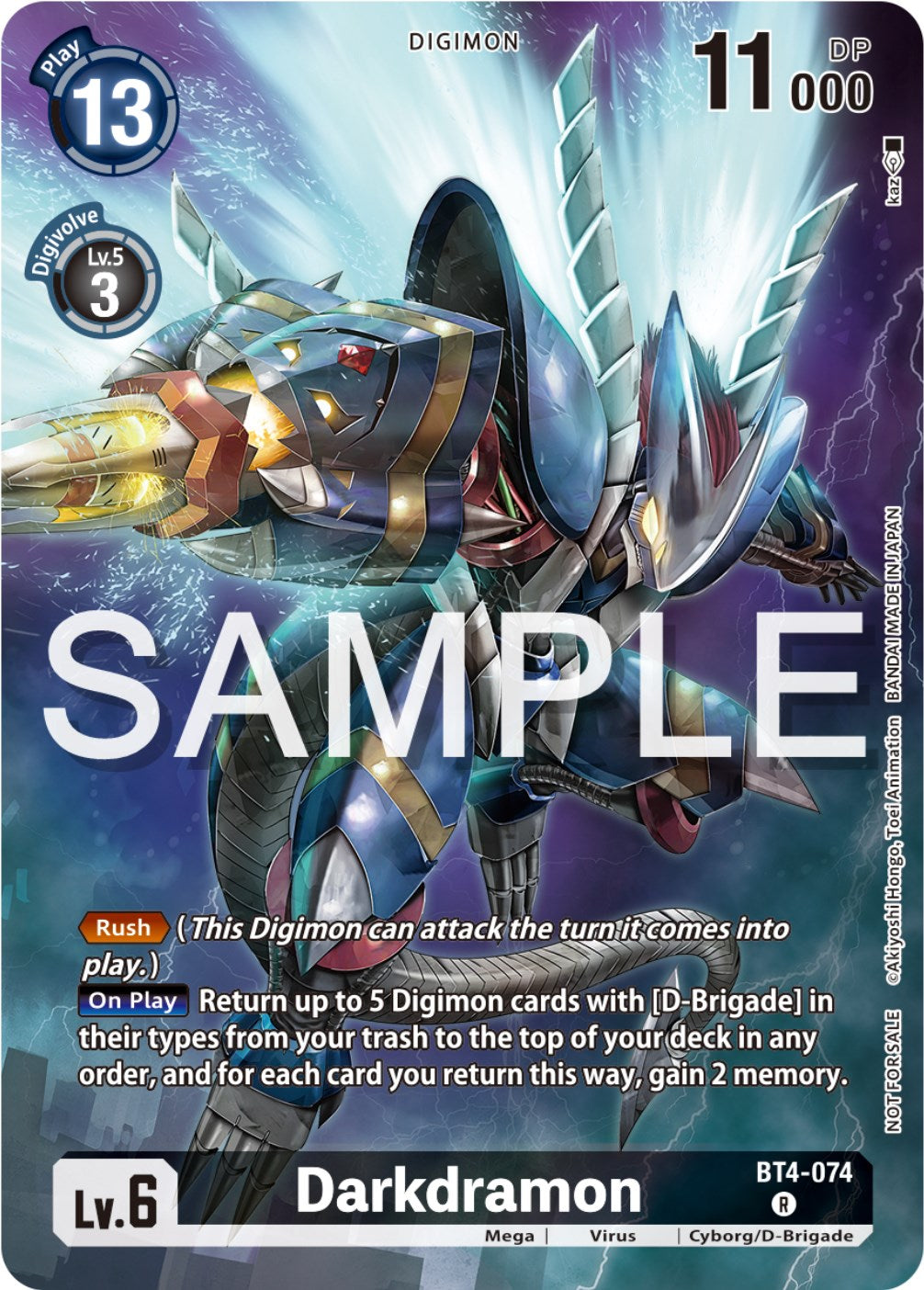 Darkdramon [BT4-074] (Official Tournament Pack Vol.12) [Great Legend Promos] | Card Merchant Takapuna