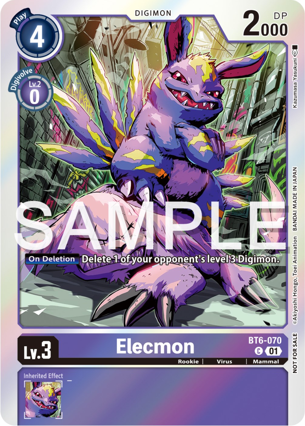 Elecmon [BT6-070] (Official Tournament Pack Vol.12) [Double Diamond Promos] | Card Merchant Takapuna