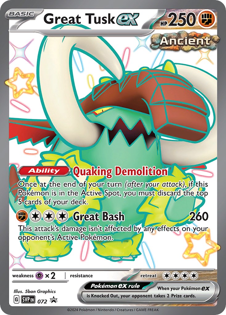 Great Tusk ex (072) [Scarlet & Violet: Black Star Promos] | Card Merchant Takapuna