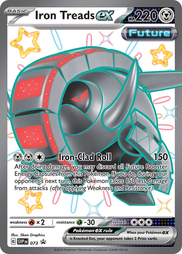 Iron Treads ex (073) [Scarlet & Violet: Black Star Promos] | Card Merchant Takapuna