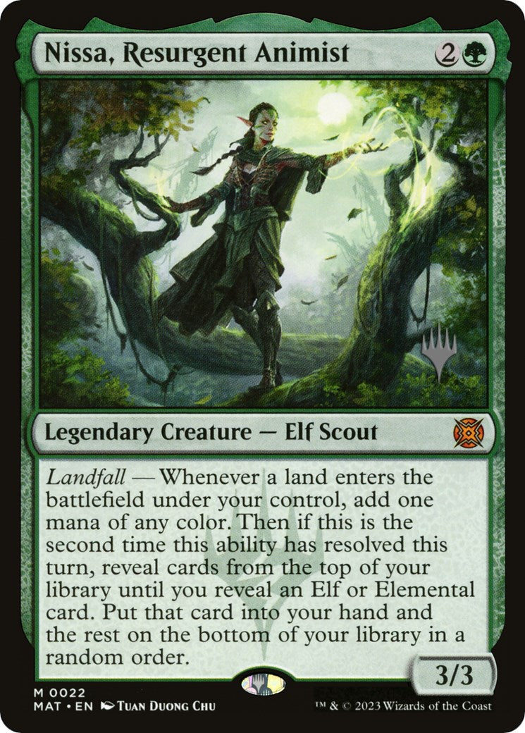 Nissa, Resurgent Animist (Promo Pack) [Murders at Karlov Manor Promos] | Card Merchant Takapuna