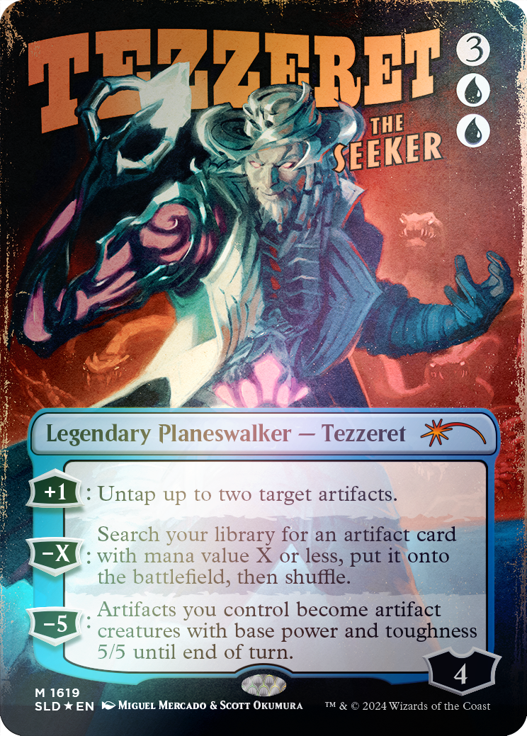 Tezzeret the Seeker (1619) (Rainbow Foil) [Secret Lair Drop Series] | Card Merchant Takapuna