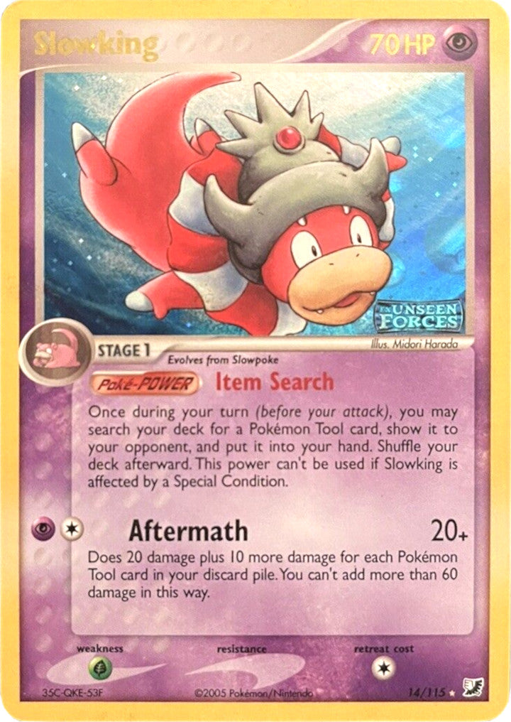 Slowking (14/115) (Stamped) [EX: Unseen Forces] | Card Merchant Takapuna