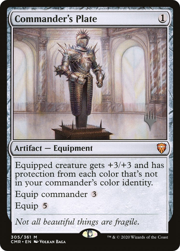 Commander's Plate (Promo Pack) [Murders at Karlov Manor Promos] | Card Merchant Takapuna