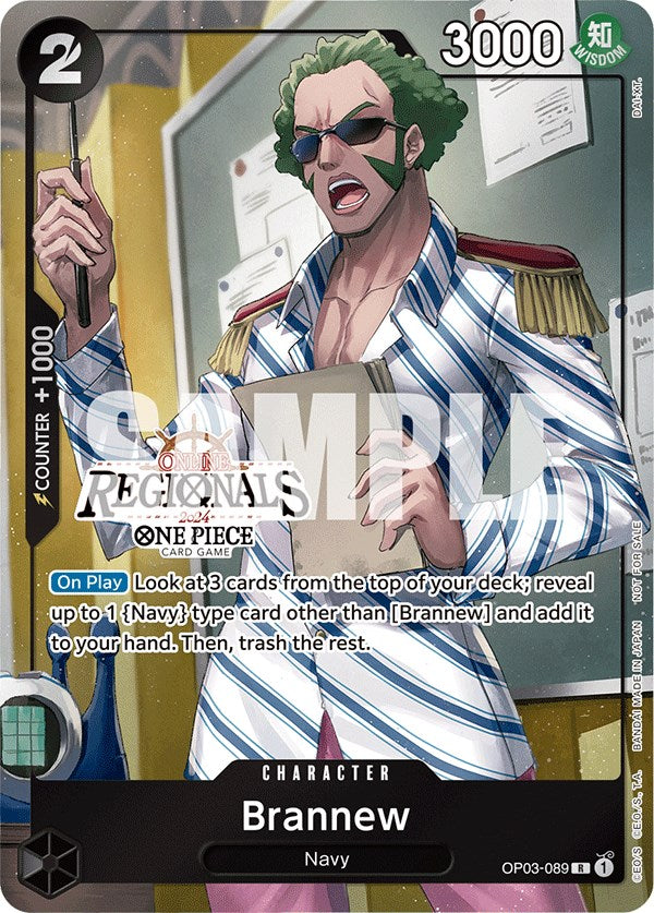 Brannew (Online Regional 2024) [Participant] [One Piece Promotion Cards] | Card Merchant Takapuna