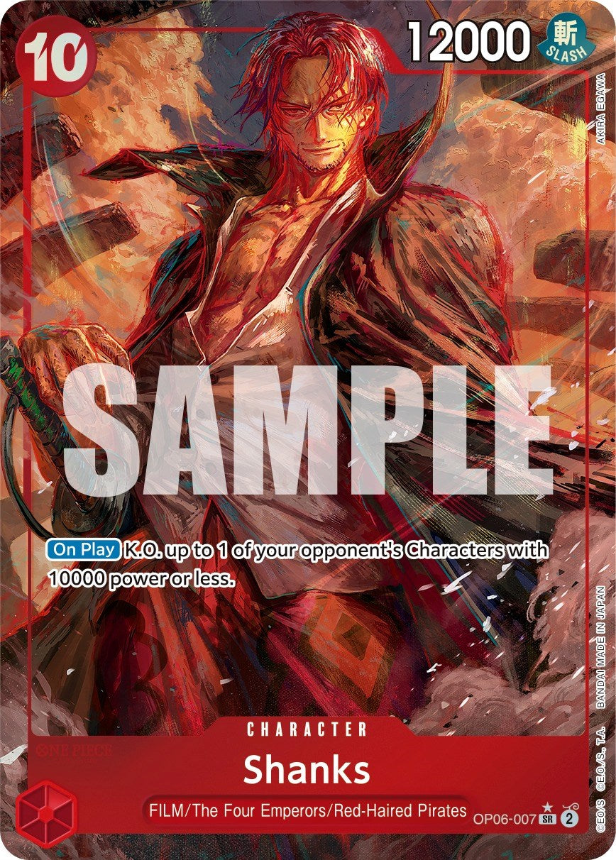 Shanks (Alternate Art) [Wings of the Captain] | Card Merchant Takapuna