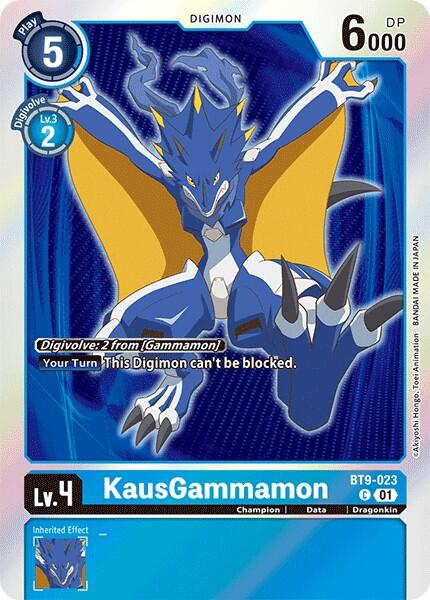 KausGammamon [BT9-023] (Double Pack Set 02) [X Record] | Card Merchant Takapuna