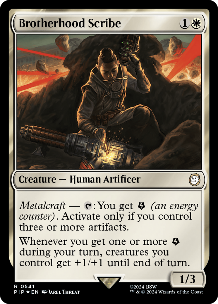 Brotherhood Scribe (Surge Foil) [Fallout] | Card Merchant Takapuna