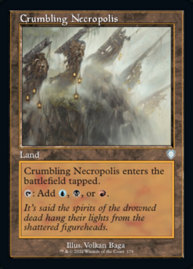 Crumbling Necropolis (Retro) [The Brothers' War Commander] | Card Merchant Takapuna