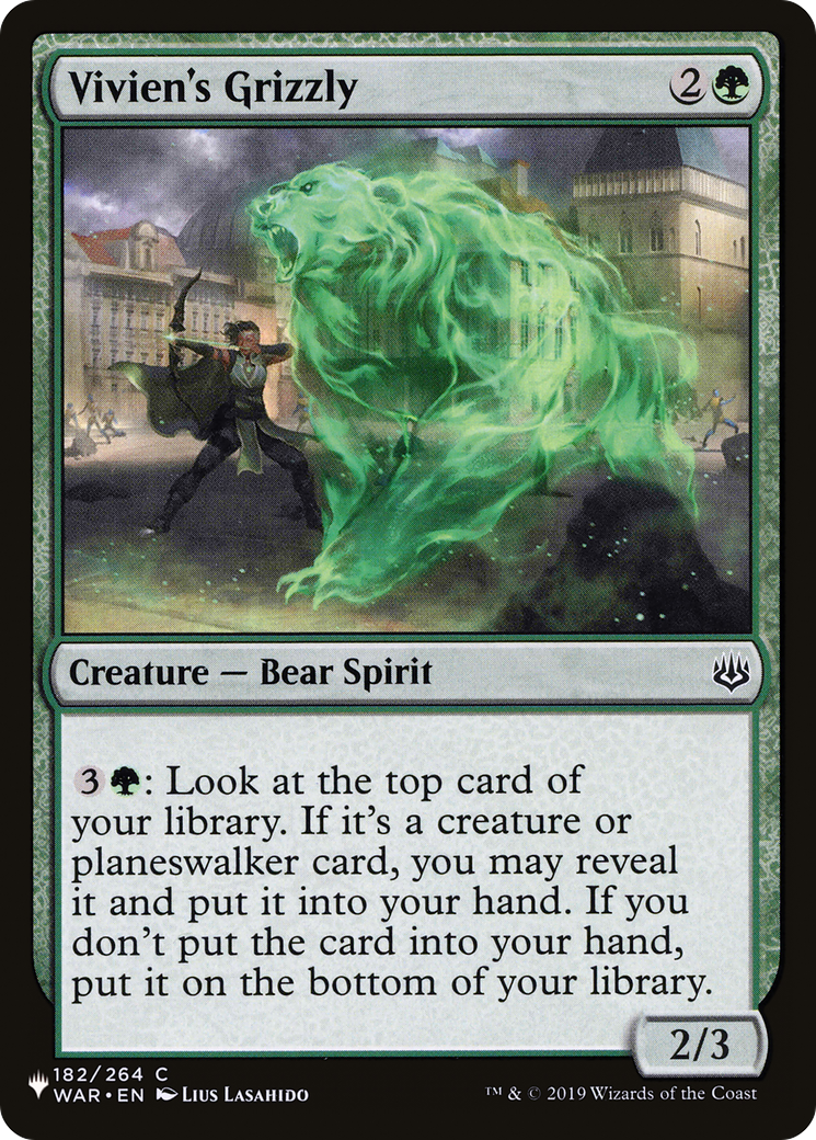 Vivien's Grizzly [The List] | Card Merchant Takapuna