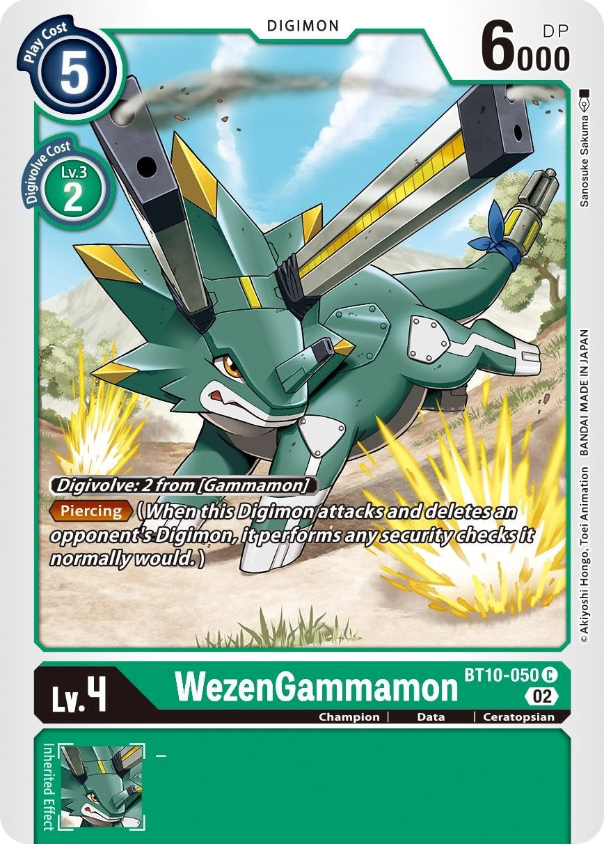 WezenGammamon [BT10-050] [Xros Encounter] | Card Merchant Takapuna