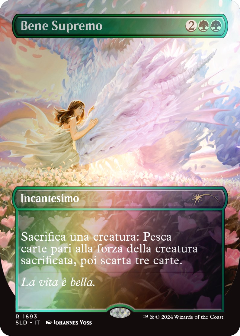 Greater Good (Italian) - "Bene Supremo" (Rainbow Foil) [Secret Lair Drop Series] | Card Merchant Takapuna