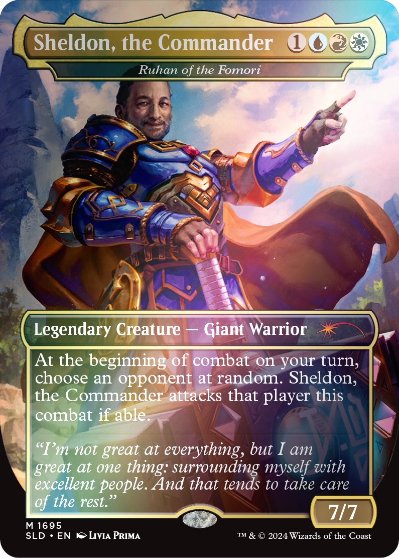 Sheldon, the Commander - Ruhan of the Fomori (Rainbow Foil) [Secret Lair Drop Series] | Card Merchant Takapuna