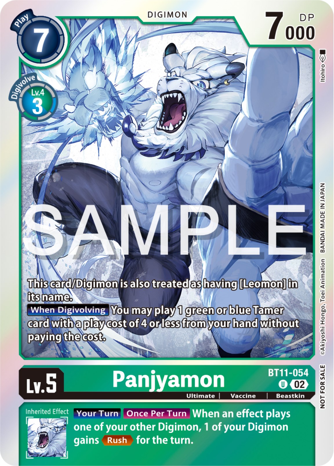 Panjyamon [BT11-054] (Event Pack 6) [Dimensional Phase Promos] | Card Merchant Takapuna