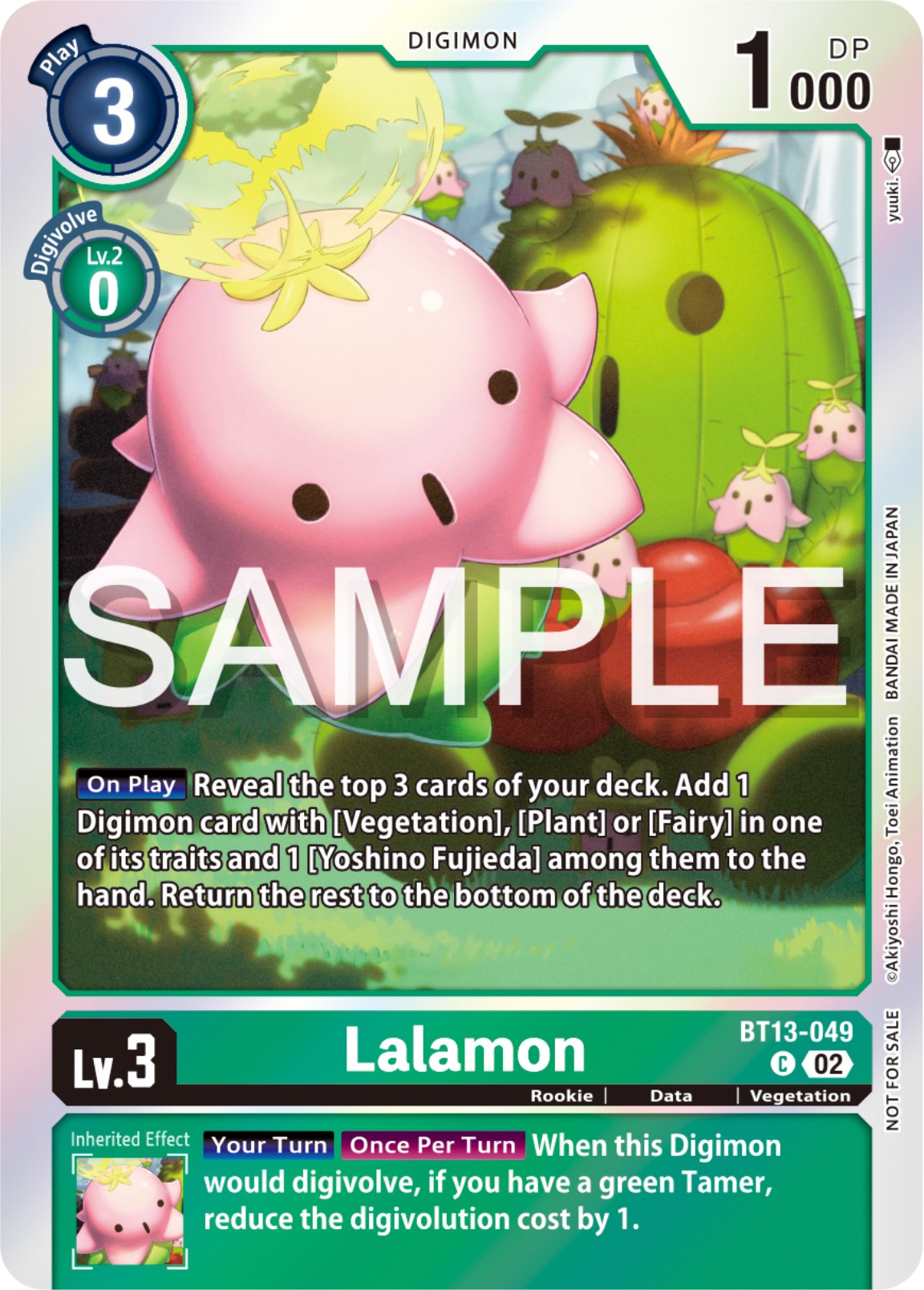 Lalamon [BT13-049] (Event Pack 6) [Versus Royal Knights Promos] | Card Merchant Takapuna