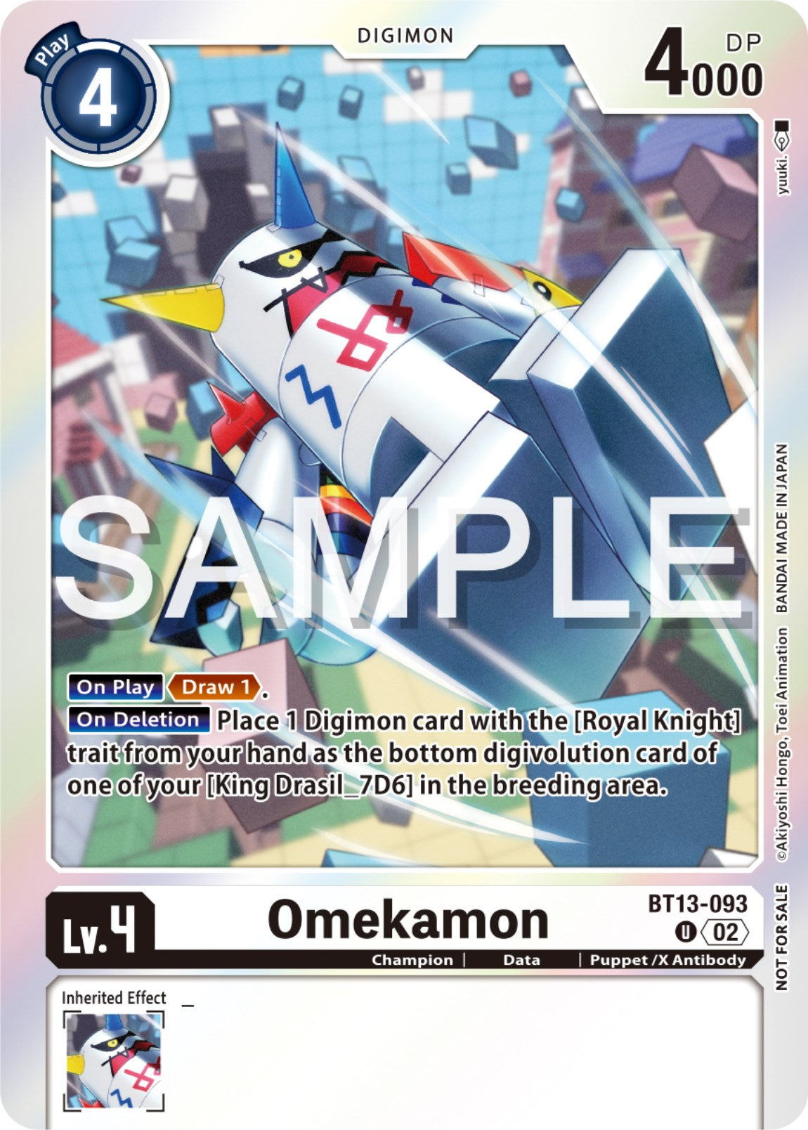 Omekamon [BT13-093] (Event Pack 6) [Versus Royal Knights Promos] | Card Merchant Takapuna