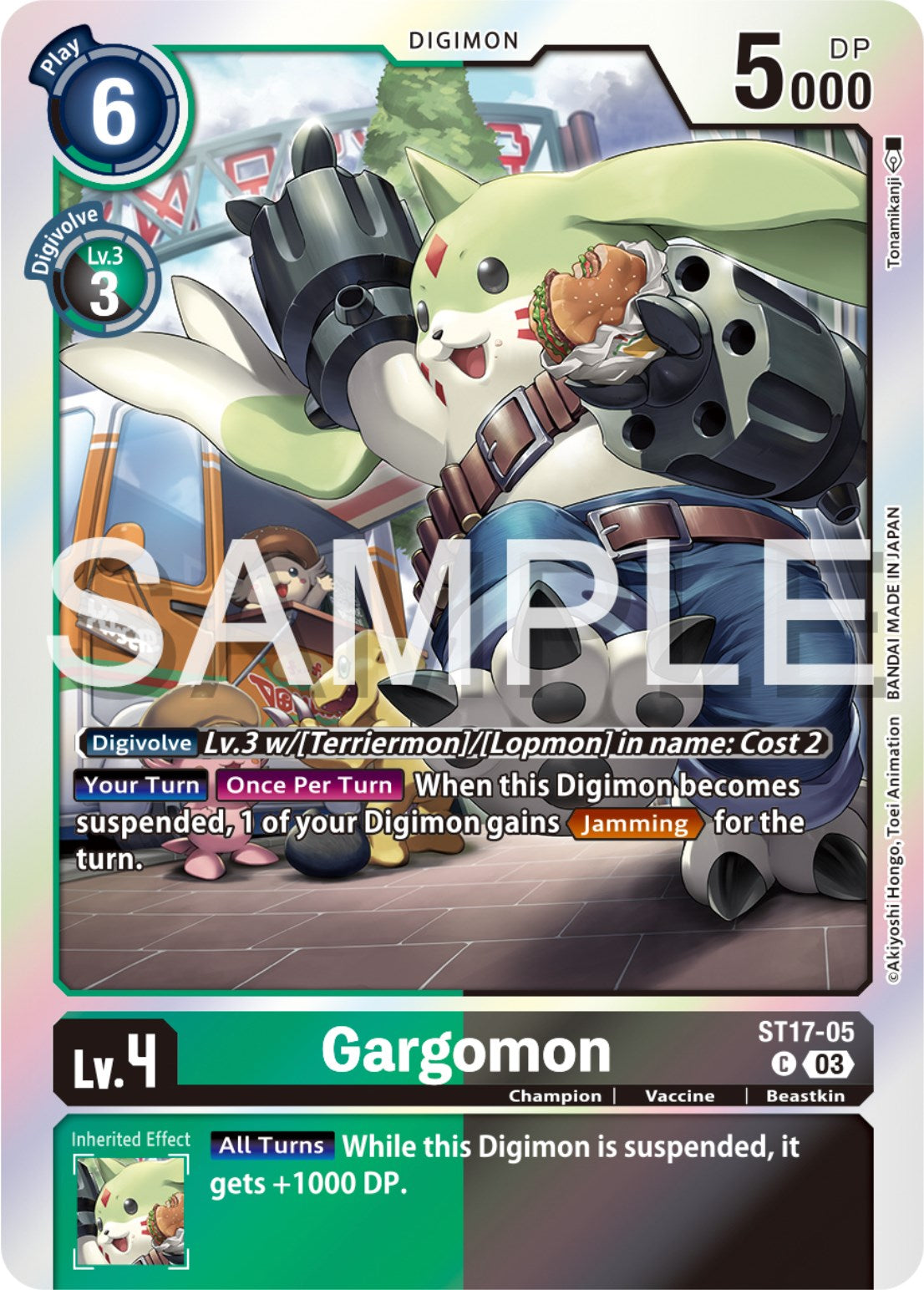 Gargomon [ST17-05] [Starter Deck: Double Typhoon Advanced Deck Set] | Card Merchant Takapuna