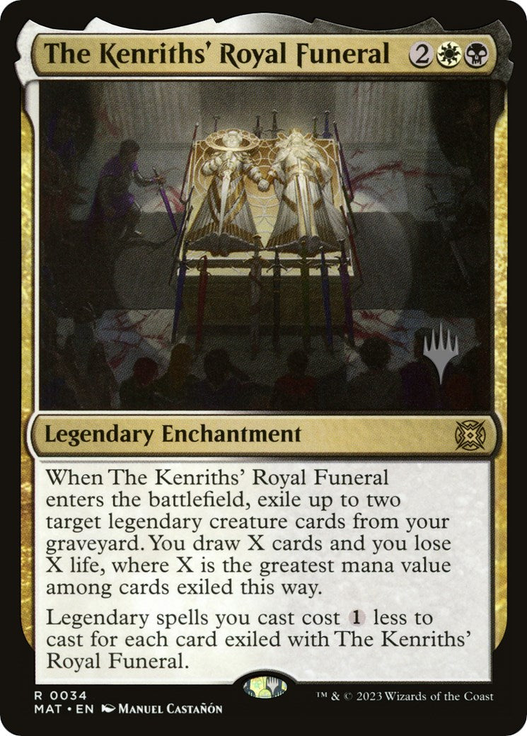 The Kenriths' Royal Funeral (Promo Pack) [Murders at Karlov Manor Promos] | Card Merchant Takapuna