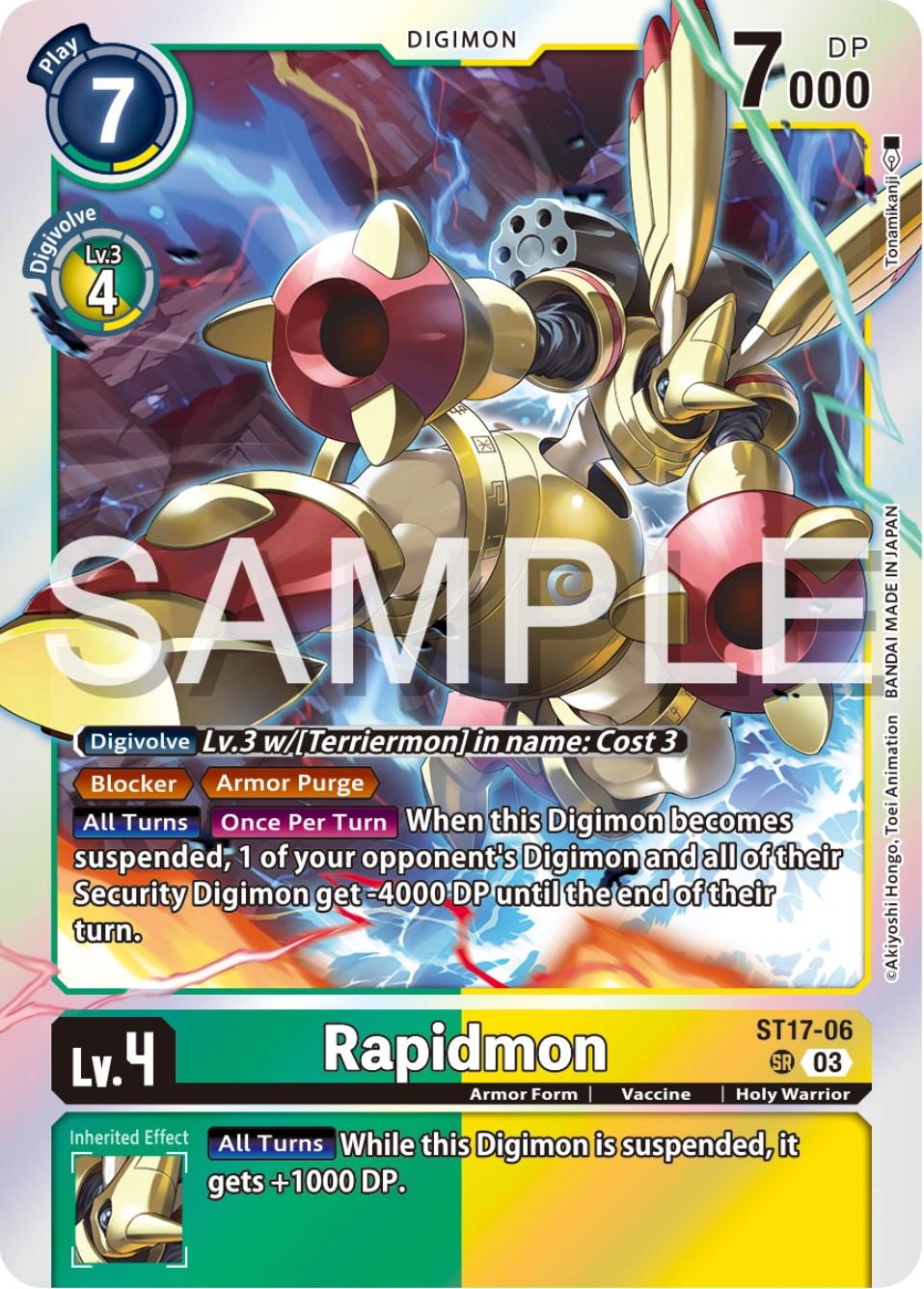 Rapidmon [ST17-06] [Starter Deck: Double Typhoon Advanced Deck Set] | Card Merchant Takapuna