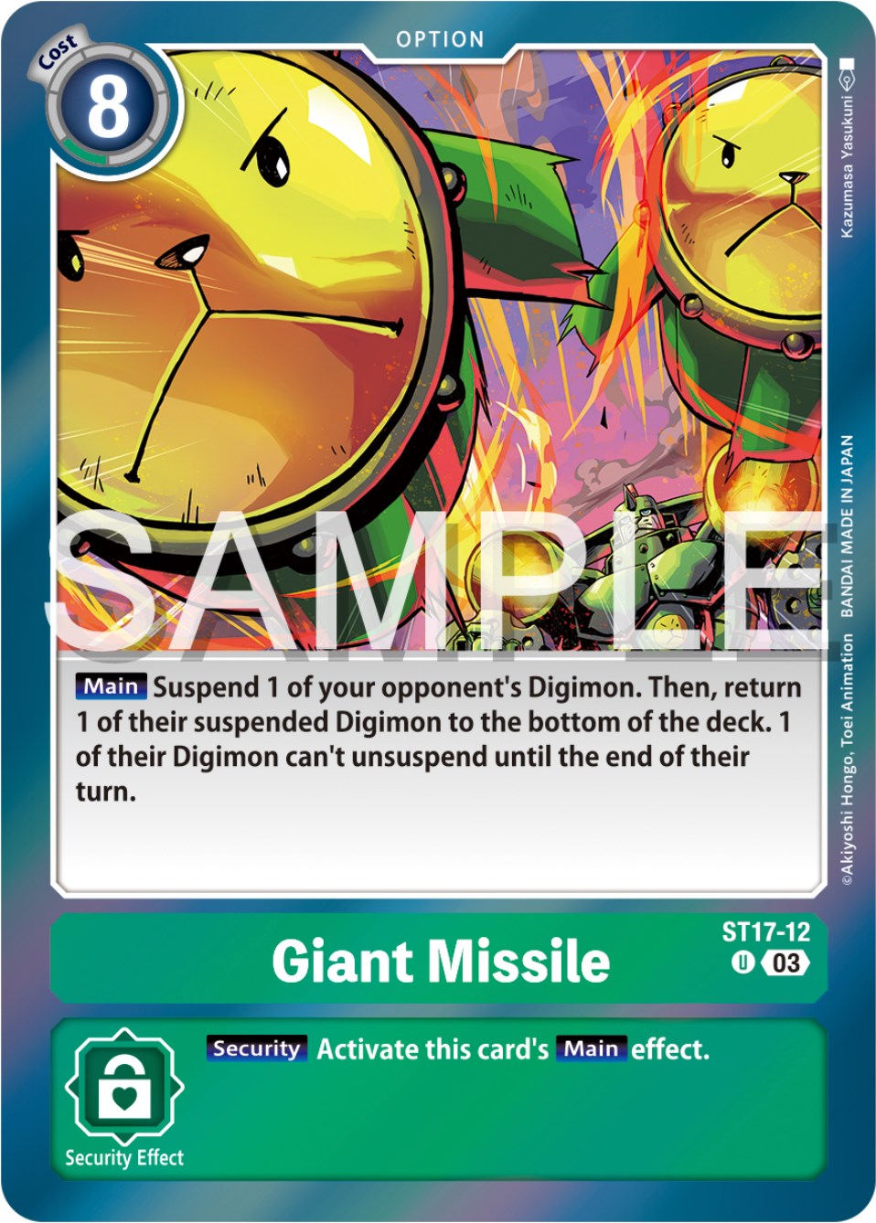 Giant Missile [ST17-12] [Starter Deck: Double Typhoon Advanced Deck Set] | Card Merchant Takapuna