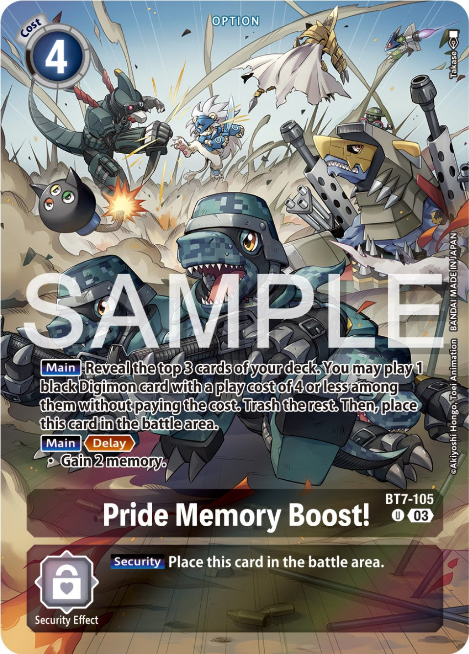 Pride Memory Boost! [BT7-105] (Reprint) [Starter Deck: Double Typhoon Advanced Deck Set] | Card Merchant Takapuna